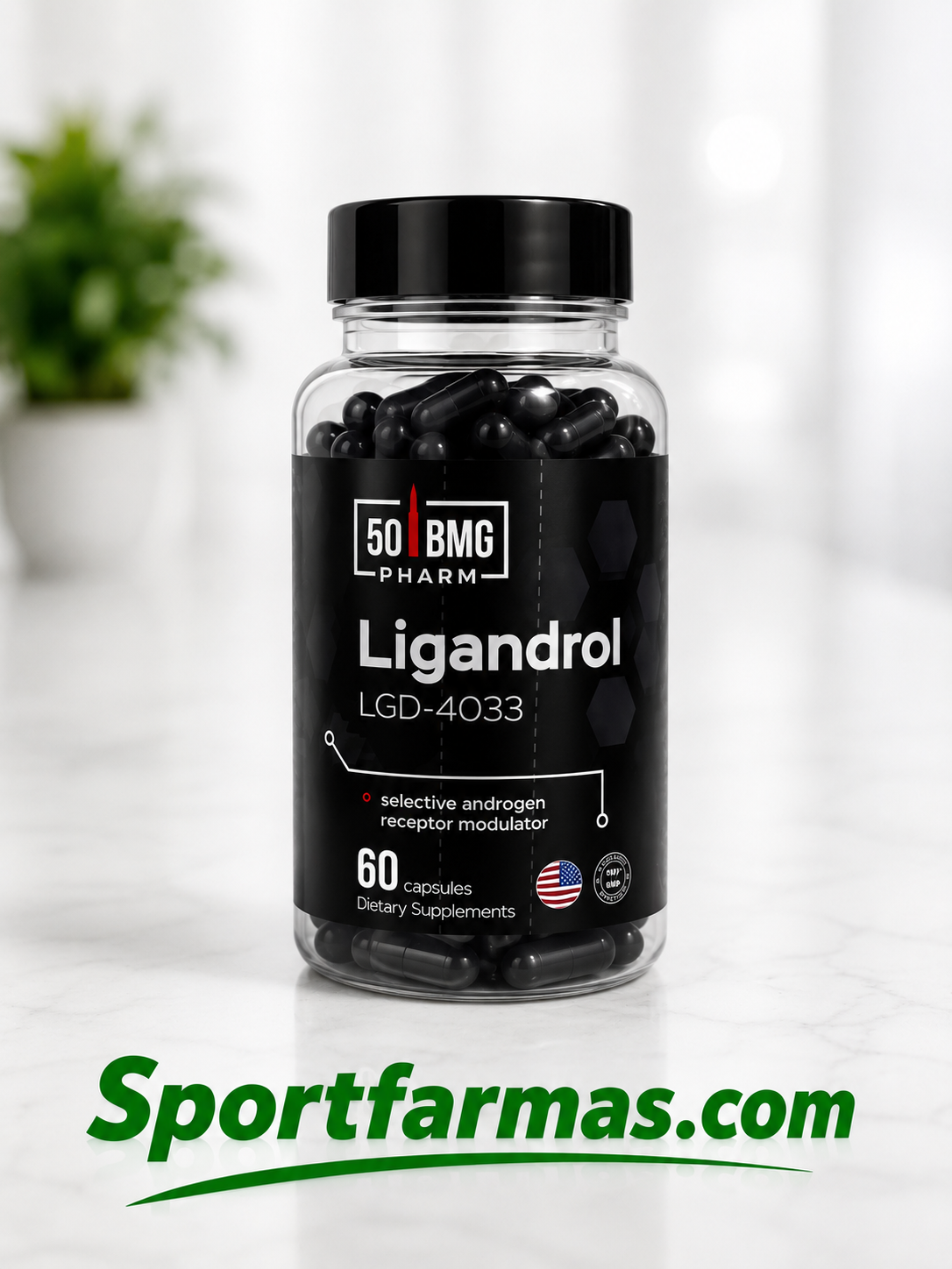 222CB369-EE27-4E1B-9CCA-E25DA1B4A80B LIGANDROL – ლიგანდროლი (LGD-4033) SARMS / 60capsule 1capsule 20mg - Image 1