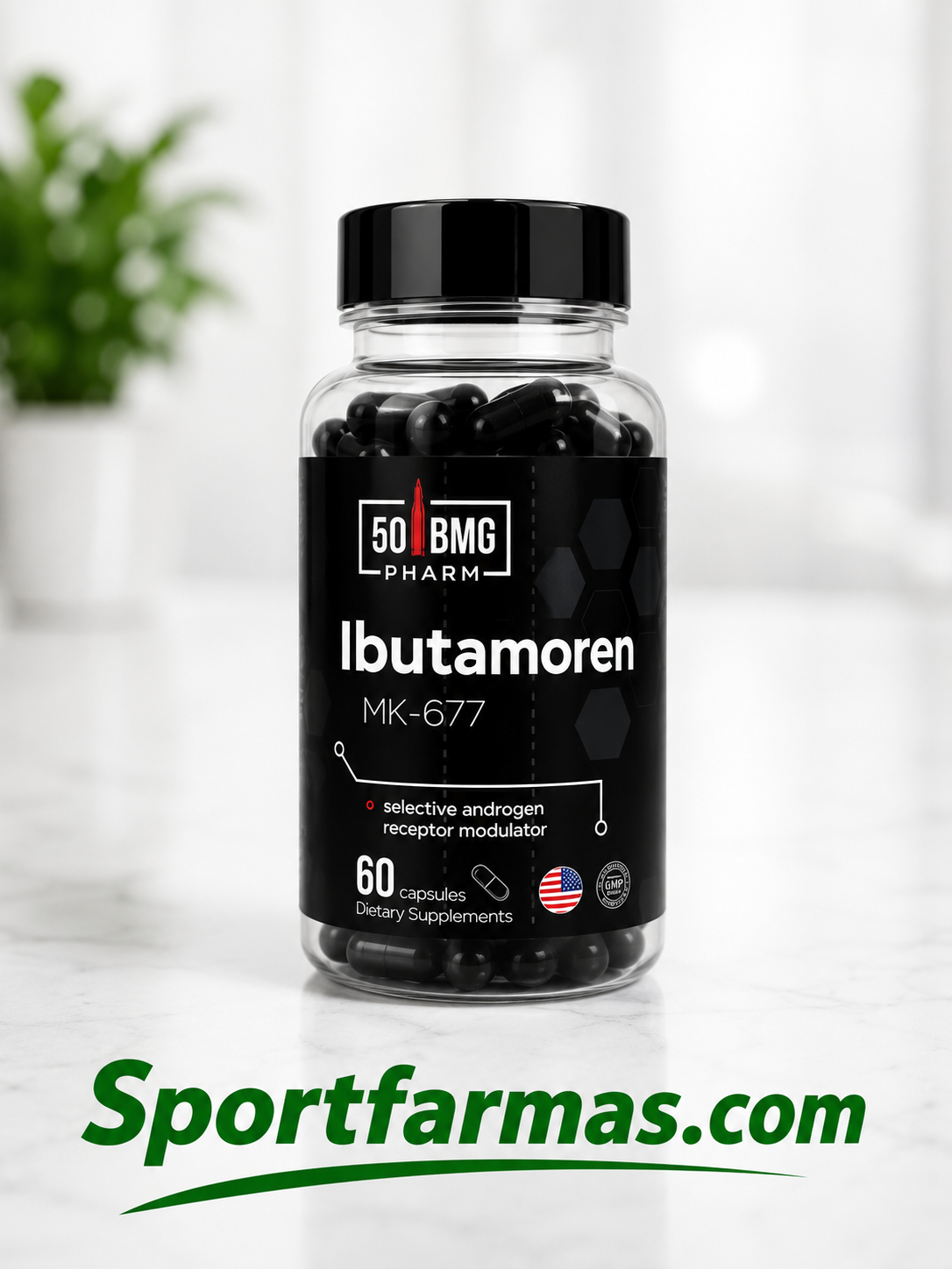 D462B128-635F-4B41-BFF4-2D279E8DCD6E IBUTAMOREN MK-677 SARMS / 60capsule 1capsule 20mg - Image 1