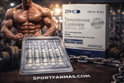 Testesterone Cypionate – ტესტესტერონ ციპიონატი 200 1ml 10 Ampoules ZPHC